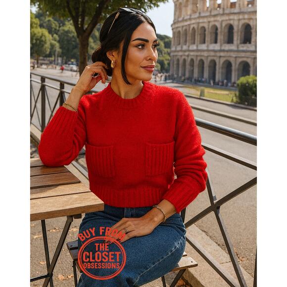 ZARA Wool-Blend Knit Sweater NWT - Picture 3 of 16